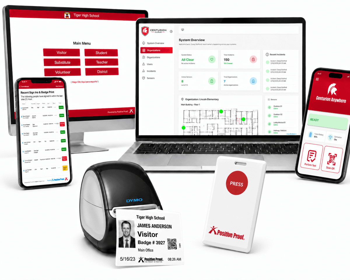 Unified school safety platform — Positive Proof
